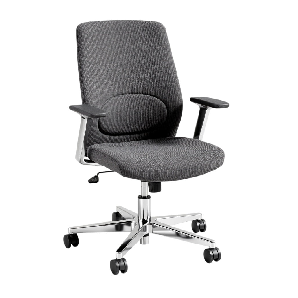 **Chaise de bureau ergonomique avec accoudoirs et roulettes**