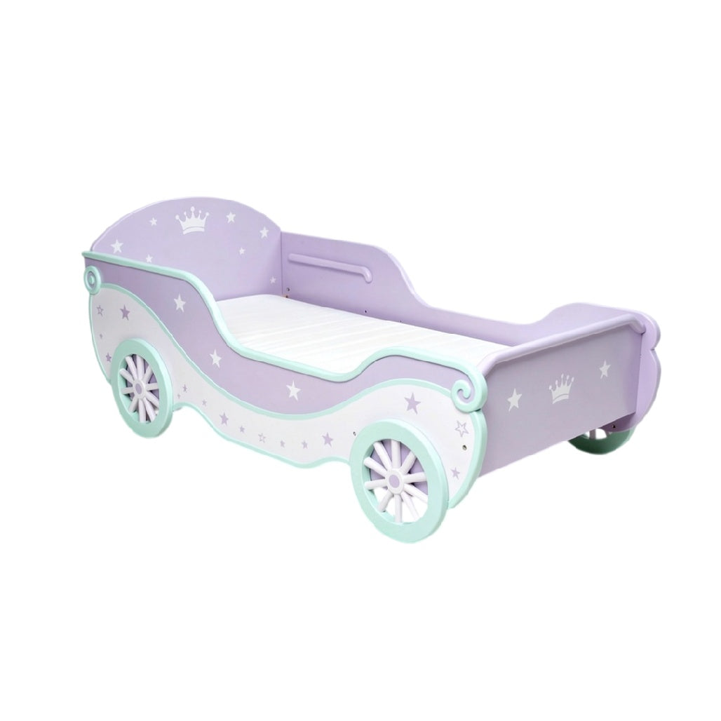 **Lit pour enfant en forme de voiture, design élégant et coloré**
